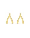 Jennifer Meyer 18k Yellow Gold Wishbone Stud Earrings In Yg