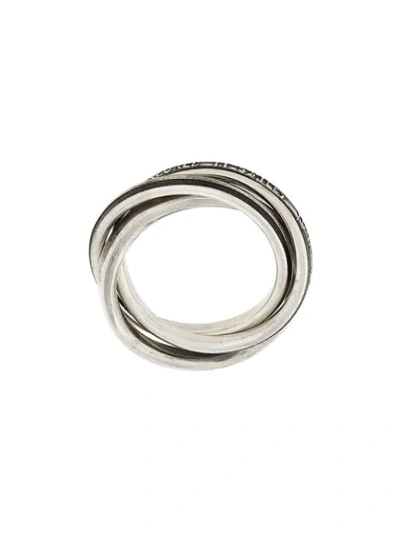 Werkstatt:münchen Stylised Ring In Silver
