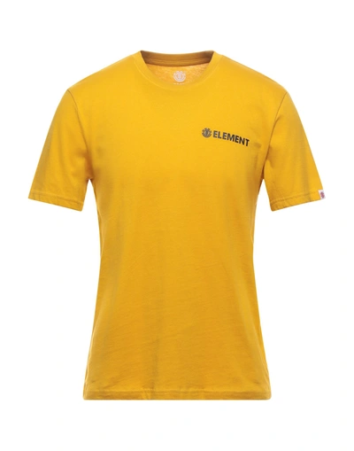 Element T-shirts In Yellow