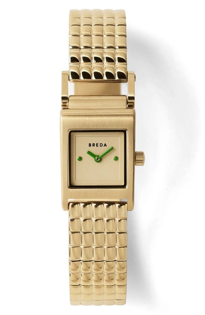 Breda Revel Bracelet Watch, 18mm In Gold/gold