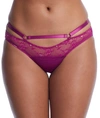 Dita Von Teese Madame X Lace Strappy Bikini In Magenta