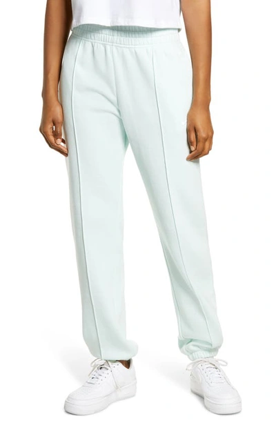 Nike Sportswear Essential Collection Women's Fleece Pants In Barely Green/ White