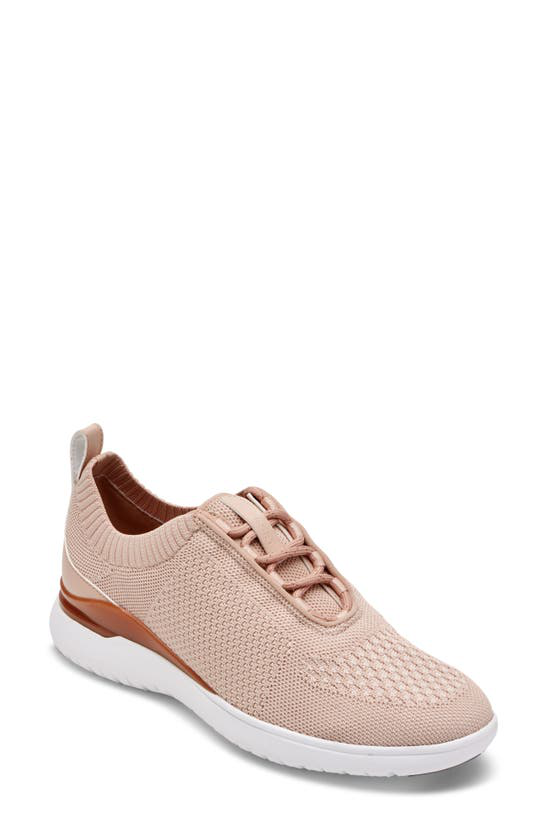 Rockport Women's Total Motion Sport W Knit Shoes Women's Shoes In Pink Knit  Fabric | ModeSens