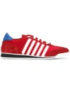 Dsquared2 New Runners Sneakers In Rosso-bianco