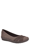 Easy Spirit Women's Acasia Round Toe Slip-on Casual Flats Women's Shoes In Brown