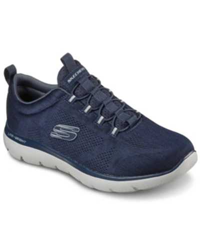 Skechers Men's Track Wide Width Front Runner Training Sneakers From Finish Line In Navy