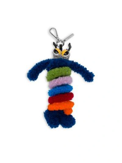 Fendi Shearling Monster Spring Charm For Bag Or Briefcase In Multi