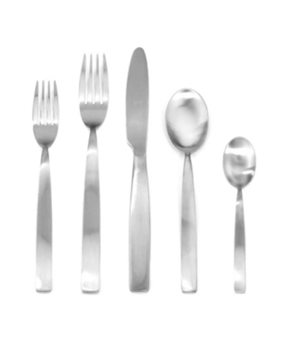 Mepra Mediterranean Flatware Set, 5 Pieces In Silver-tone