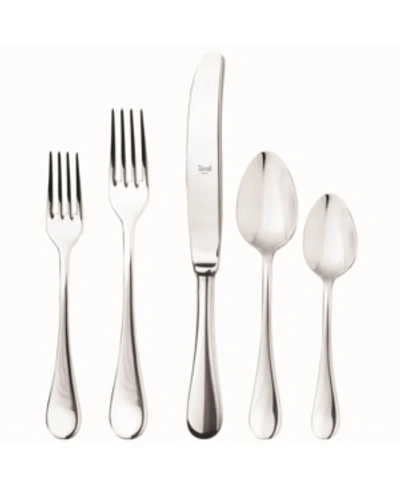 Mepra Brescia Flatware Set, 5 Pieces In Silver-tone