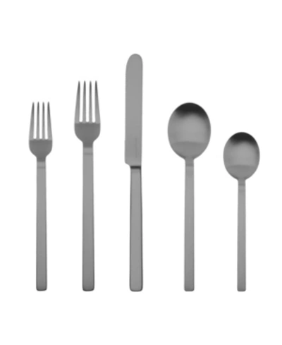 Mepra Stile Flatware Set, 20 Pieces In Silver-tone