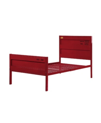 Acme Furniture Cargo Twin Bed In Red