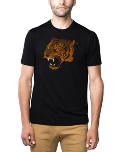 La Pop Art Men's Premium Blend Word Art Beast Mode T-shirt In Black