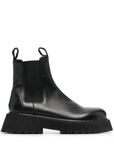 Marsèll Micarro Lug-sole Chelsea Boots In Black