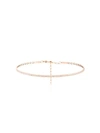 Shay 18k Rose Gold Full Pavé Diamond Choker In Metallic