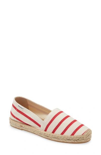 Soludos Dali Espadrille Flat In Red