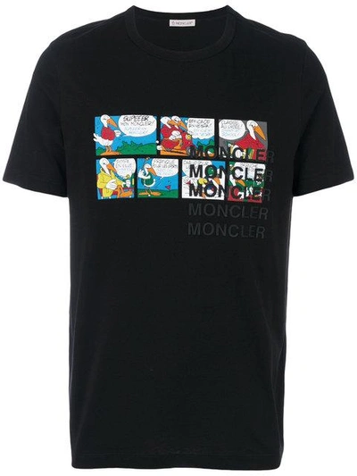 Moncler Cartoon Print T-shirt | ModeSens