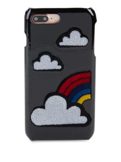 Les Petits Joueurs Cloud Leather Phone Case In Multi