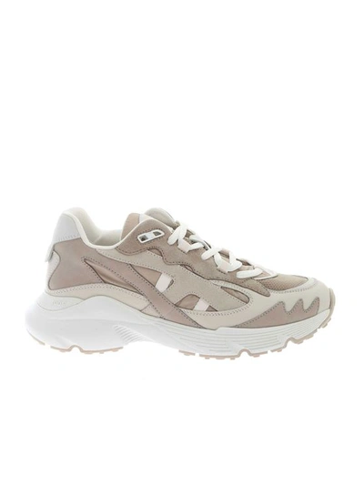 Tod's Run 54c Sneakers In Beige And Dove Grey