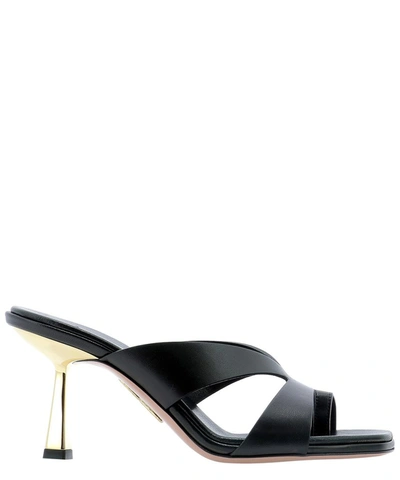 Aquazzura Trish Pumped Sandals In Black