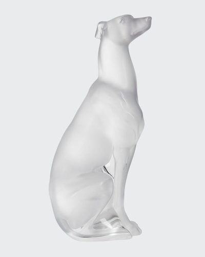 Lalique Clear Greyhound Sculpture