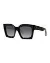 Celine Cl40130i 01d Polarised - As Seen On Irina Shayk In 01d Shiny Black