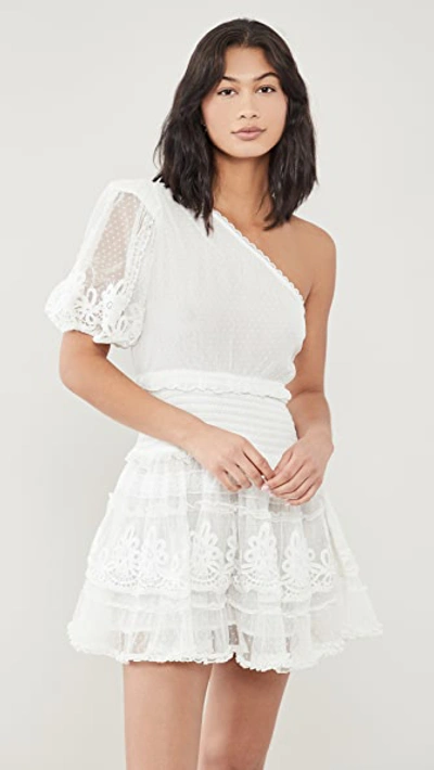 Rococo Sand Short Dress In Off White