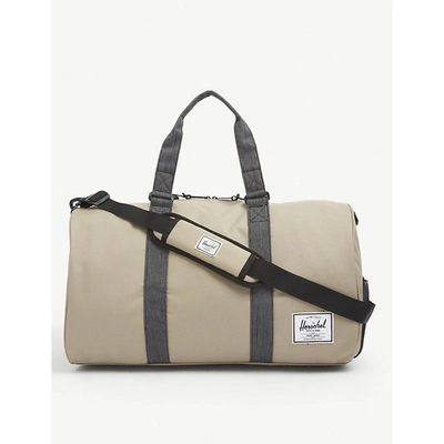 Herschel Supply Co . Novel Duffle Bag In Stone-neutral In Tw/blk Sn