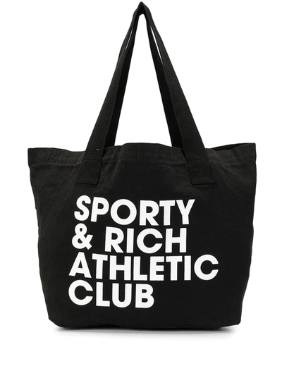 Sporty And Rich Exercise Often 托特包 In Black