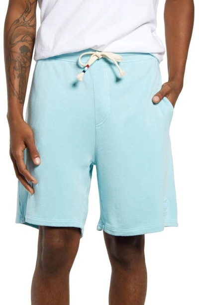 Sol Angeles Men's Waves Solid Drawstring Shorts In Aqua