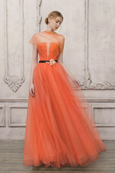 The Atelier Couture Sheer Illusion A-line Gown