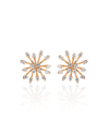 Hueb Women's Luminus 18k Rose Gold & Diamond Burst Earrings