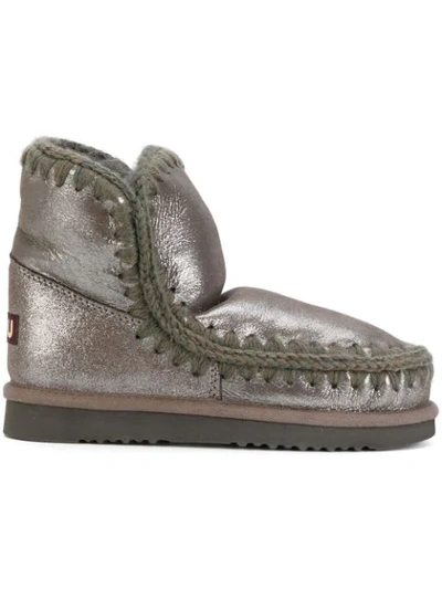 Mou Eskimo Boots In Grey