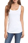 Caslonr Cotton Tank In White