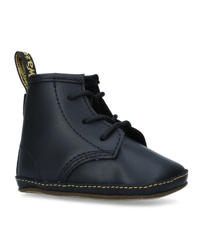 Dr. Martens Babies' 1460 Crib Leather Boots 4-6 Months In Black