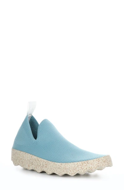 Asportuguesas By Fly London Care Sneaker In Aqua/ White Cafe