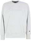 Rick Owens Beige Champion Edition Pullover Sweatshirt In White