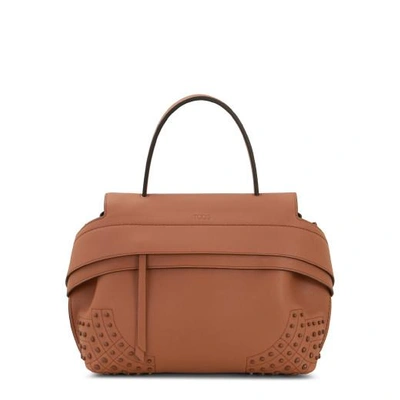 Tod's Wave Bag Small In Brown
