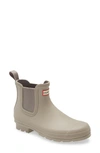 Hunter Original Waterproof Chelsea Rain Boot In Grey