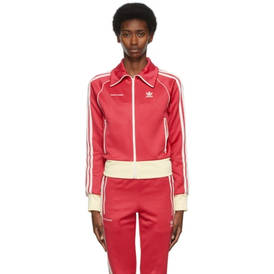 Wales Bonner Pink Adidas Edition Stripe Track Jacket In Rave Pink | ModeSens