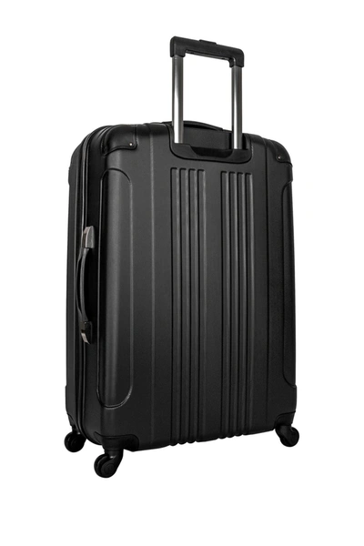 Kenneth Cole Reaction Lightweight Hardside 4-wheel Spinner Luggage In Black