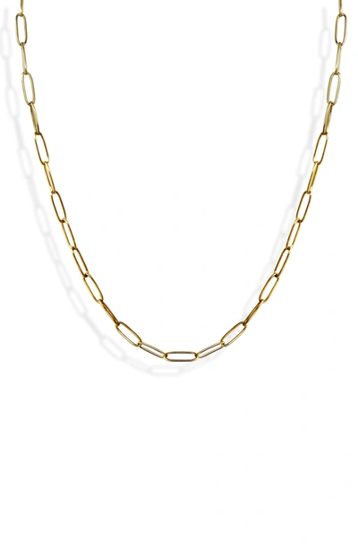Liza Schwartz 18k Gold Plated Chain Link Necklace