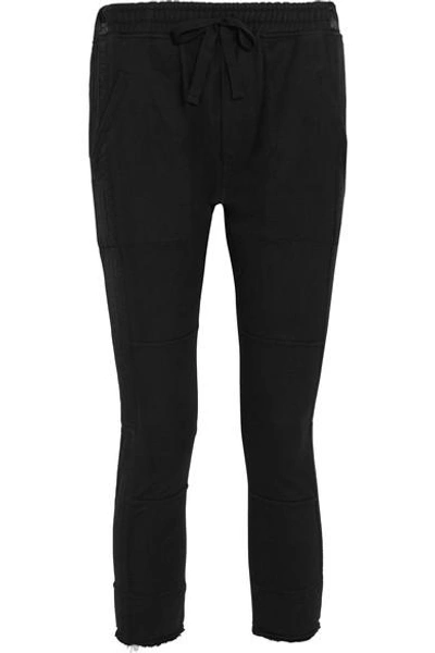 Haider Ackermann Twill-paneled Cotton Track Pants