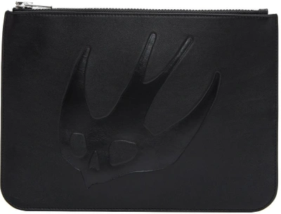 Mcq By Alexander Mcqueen Black Large Swallow Pouch