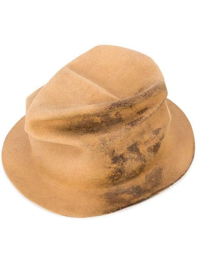 Horisaki Design & Handel Wrinkled Bucket Hat - Neutrals In Nude & Neutrals