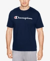 Champion Men's Logo Graphic T-shirt In Navy