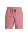 Joe's Jeans Men's Drawstring Linen Shorts In Mesa Rose