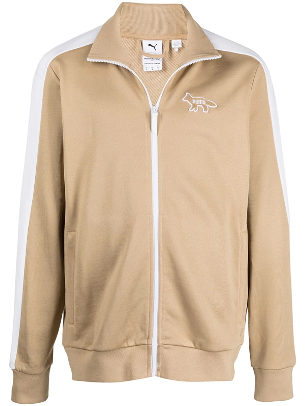 PUMA x Maison Kitsune トラックジャケット ベージュ　新品 Puma Men's X Maison Kitsune T7 Fox Track Jacket In Beige | ModeSens
