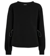 Varley Manning Raglan Pullover Sweatshirt In Black