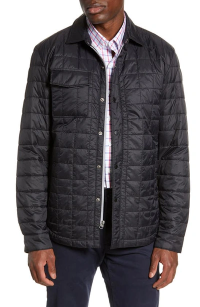 Cutter & Buck Rainier Primaloft® Shirt Jacket In Black