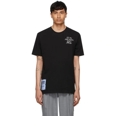 Mcq By Alexander Mcqueen Game Over Organic Cotton Graphic Tee In Black